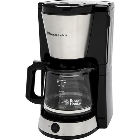 Macchina per il caffè - RUSSELL HOBBS - HEATON - 1,25 L - Nero / Acciaio inossidabile