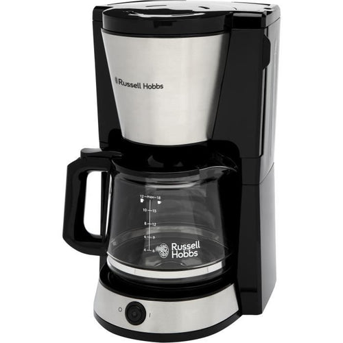 Macchina per il caffè - RUSSELL HOBBS - HEATON - 1,25 L - Nero / Acciaio inossidabile