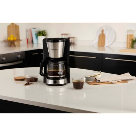 Macchina per il caffè - RUSSELL HOBBS - HEATON - 1,25 L - Nero / Acciaio inossidabile