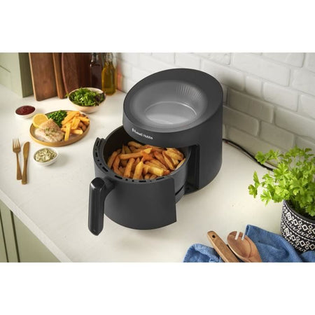 RUSSELL HOBBS SatisFry Air Panoramic 27420-56 Friggitrice senza olio - Capacità 5 l - 10 programmi di cottura - 1500 W - Nero