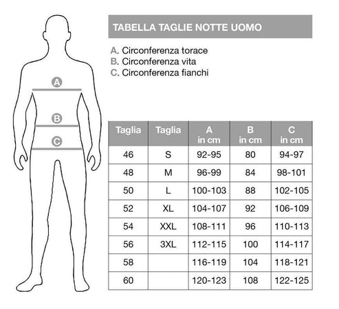 Ragno Pigiama da Uomo 3 Pezzi Maniche Corte U308NT S30 - Passarelli Biancheria