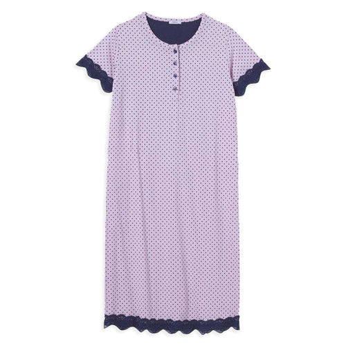 Ragno Camicia da notte Maniche Corte in jersey di cotone DC54NK S30 - Passarelli Biancheria