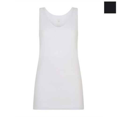 Ragno Canottiera Spalla Larga in cotone da Donna 71131W S100