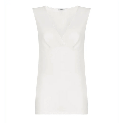 Ragno Canottiera da Donna Lana Cotone con Forme 072454 S26 - Passarelli Biancheria