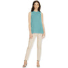 Ragno Donna Chemisier Senza Maniche con Collo a Polo 712338 S25 - Passarelli Biancheria