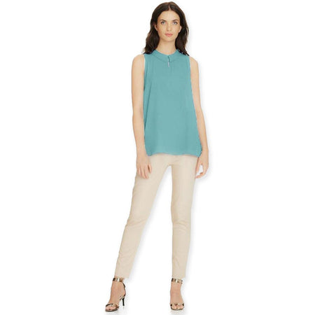 Ragno Donna Chemisier Senza Maniche con Collo a Polo 712338 S25 - Passarelli Biancheria
