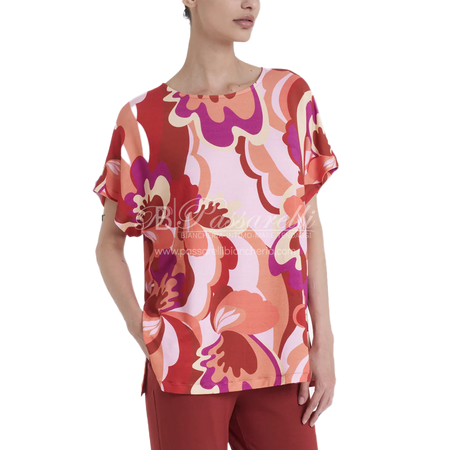 Ragno Maglia Girocollo Estiva da Donna Maniche Corte DQ56TX 2504S34