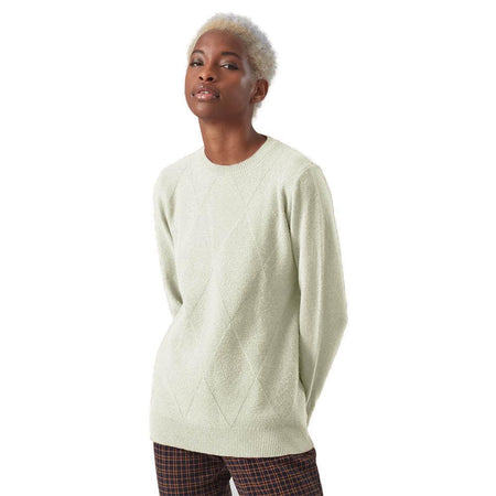 Ragno Maglia da Donna a girocollo con rombi in Cashmere Blend DE42M9 S93 - Passarelli Biancheria