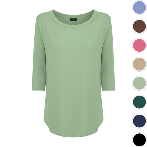 Ragno Maglietta da Donna a girocollo in Viscosa Summer 70121W S21