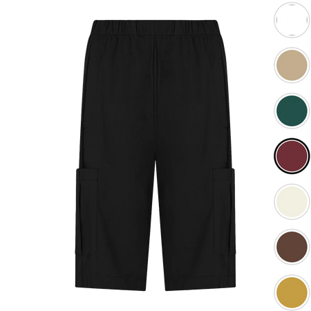 Ragno Pantalone Bermuda Cargo da Donna in Super Fresh DH15P1 2504S38