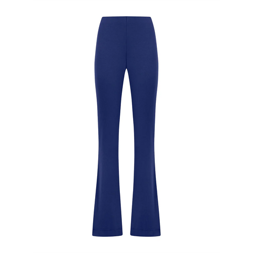 Ragno Pantalone Estivo da Donna modello Flare in jersey di viscosa crêpe D987PC S34
