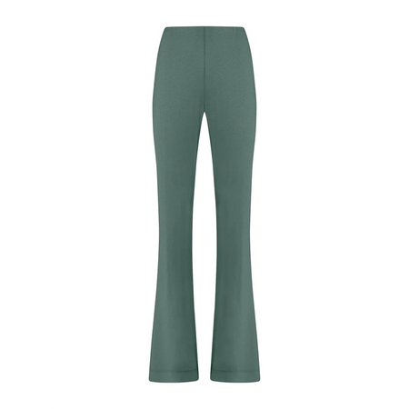 Ragno Pantalone Estivo da Donna modello Flare in jersey di viscosa crêpe D987PC S34