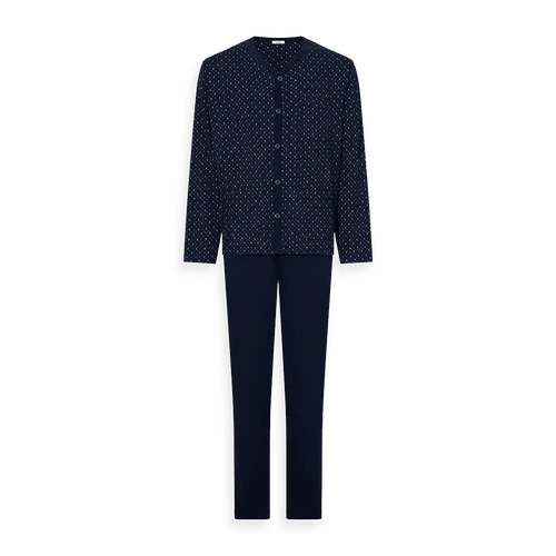 Ragno Pigiama Cotone Leggero Aperto da Uomo U664N6 S34 - Passarelli Biancheria