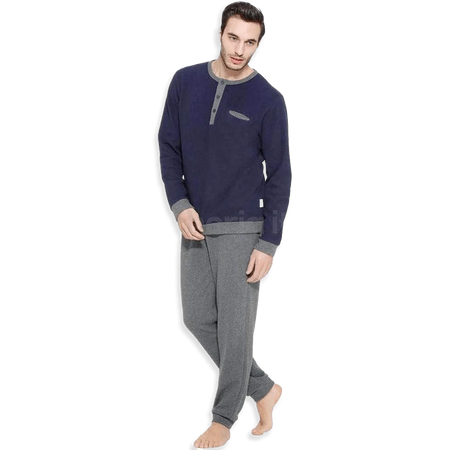 Ragno Pigiama Uomo Invernale Punto Milano N26351 S28 - Passarelli Biancheria