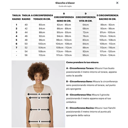 Ragno Blazer da Donna con manica 3/4 in Satin Power DC62GW S84