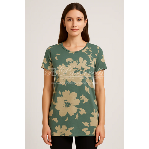 Ragno T-Shirt Donna Mezza Manica Viscosa DN26T7 946F S30