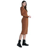 Relish abito midi Amio marrone
