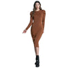 Relish abito midi Amio marrone