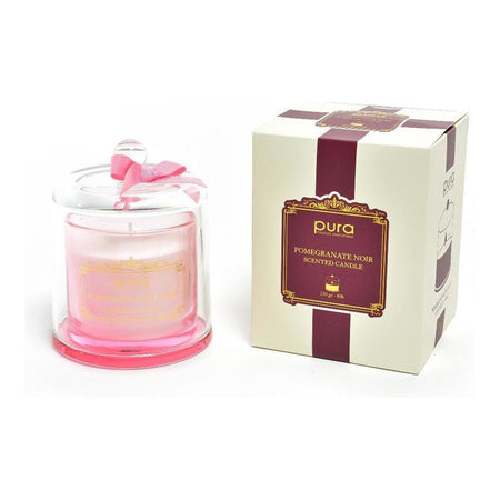 Candela profumata con campana in vetro per ambienti