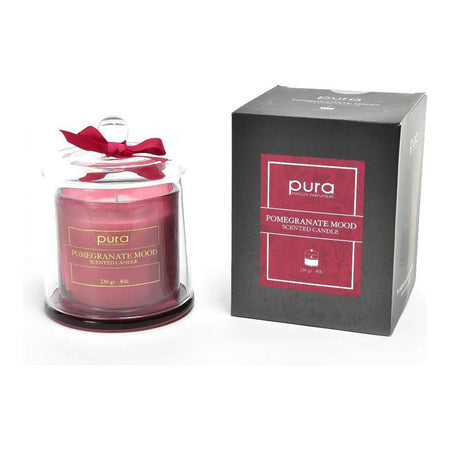 Candela profumata con campana in vetro per ambienti