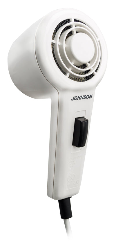 JOHNSON Asciugacapelli RESORT Elettrodomestici Compatto Potente 1000W