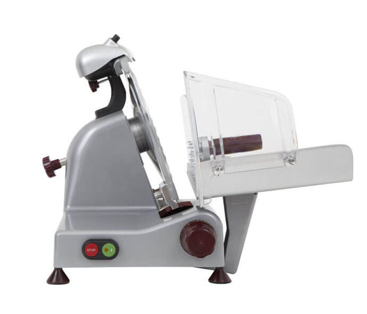 Rgv luxury italia 275 s affettatrice domestica con ciabatta smontabile e sistema easy clean lama 275 mm, 150 watt