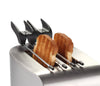 Rgv toast express 2 tostapane 2 fette con pinze removibile, 7 livelli di doratura e funzione scongelamento