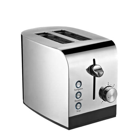 Rgv toast express 2 tostapane 2 fette con pinze removibile, 7 livelli di doratura e funzione scongelamento