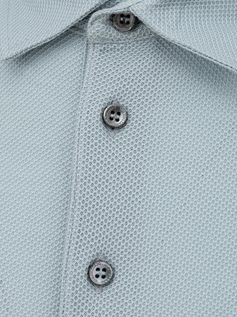 Corneliani Polo azzurro maniche corte da uomo