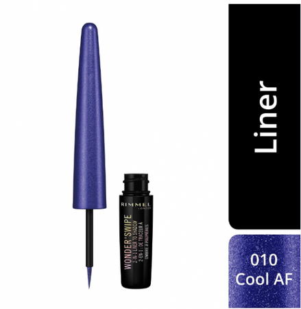 Rimmel london wonder swipe 2in1 liner to shadow n.10 cool af