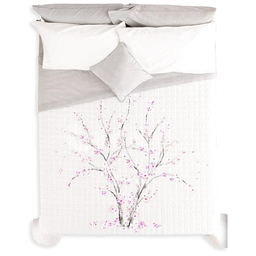 Riviera Copriletto Trapuntato Matrimoniale Stampa Dipinta Arles S90 - Passarelli Biancheria