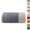 Riviera Paint Copriletto Trapuntato in Cotone Double Face Singolo - B70