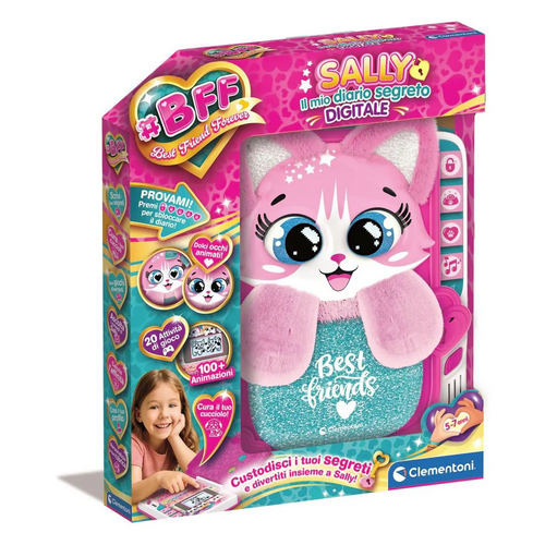 Clementoni - BFF Sally Il Mio Diario Segreto Digitale LCD