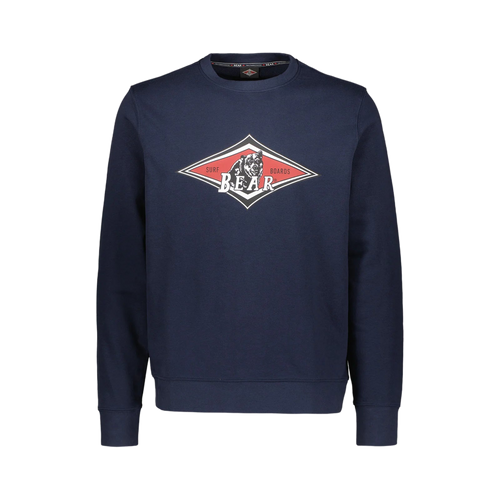Felpa Bear Crew Neck Big Logo sky captain