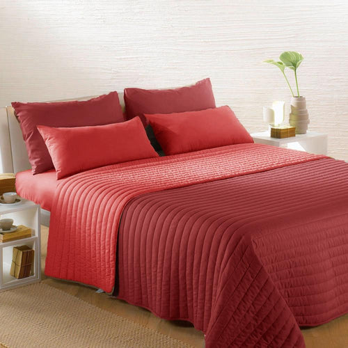 Caleffi Copriletto Trapuntato Ritmo Singolo in Microfibra D44 - Passarelli Biancheria