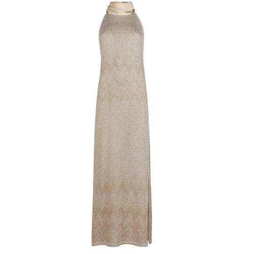 Dexterior vestiti casual donna d.exterior - degrade' lux abito fiocco - avorio da donna