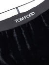 Tom Ford Minigonna in Velluto Nero da donna