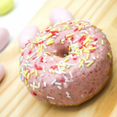 Donuts Papa Fragola Senza Glutine Non Fritti – 6 pz
