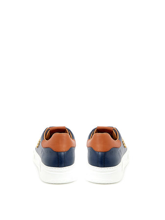 Roberto Cavalli Sneaker Con Logo Oro da uomo