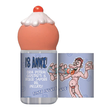 3719-2 BIBERON TETTE CON PANNA E CILIEGINE COMPLEANNO 18 ANNI