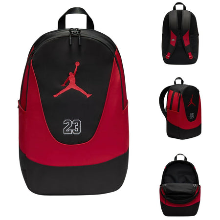 ZAINO AIR JORDAN FLIGHTCORE BLACK GYM REDscu