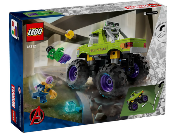 LEGO 76312 MARVEL SUPER HEROES TRUCK DI HULK CONTRO THANOS