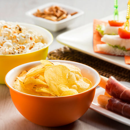 Set 2 ciotole con tappi  scodella da cucina moderna in tinta unita da 1.7 lt