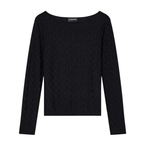EMPORIO ARMANI maglie donna emporio armani - maglia - nero da donna