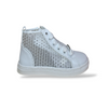 Ferrè FB-401 Sneakers Cerimonia Bambina Bianche – Eleganti con Zip | Taglie 25-40