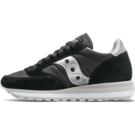 Saucony jazz triple Black/silver scarpa donna