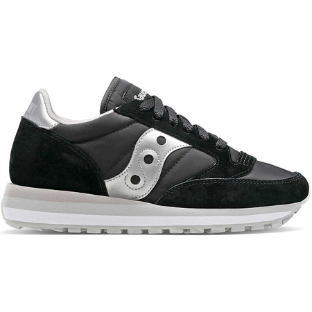 Saucony jazz triple Black/silver scarpa donna