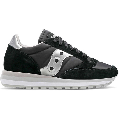 Saucony jazz triple Black/silver scarpa donna