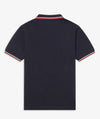 Fred Perry Polo Con Doppia Riga Uomo Slim Fit Polo Maniche Corte Con Colletto