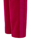 Tom Ford Pantalone Smoking in Ciniglia Fucsia con Banda in Raso da donna